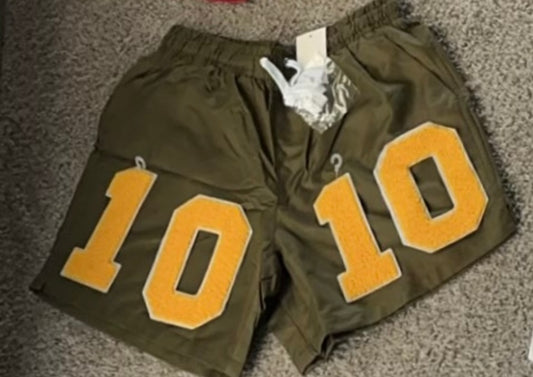 1010 Olive Green Shorts