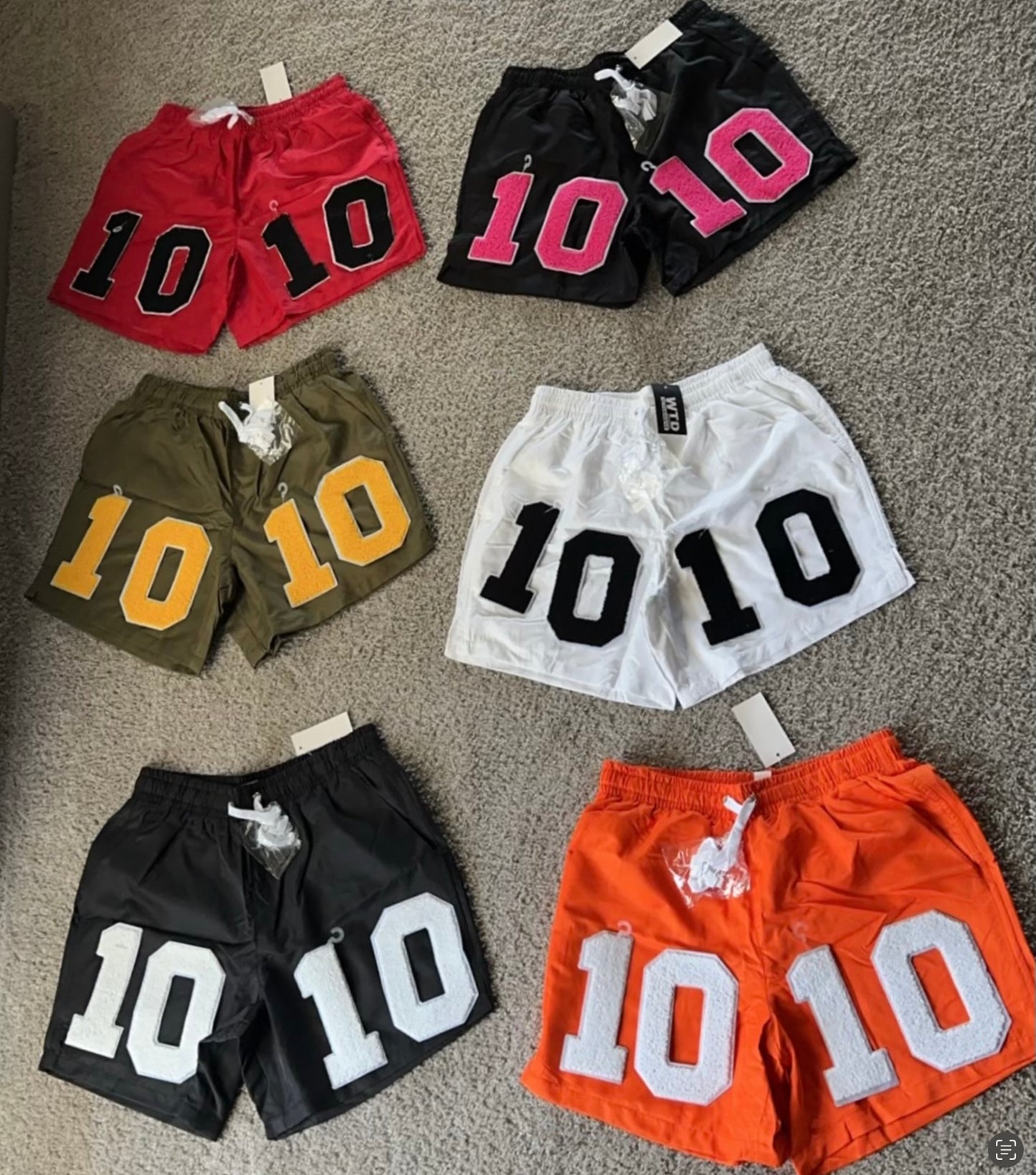 1010 Orange Shorts